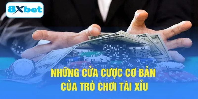 Những cửa cược cơ bản của trò chơi Tài Xỉu